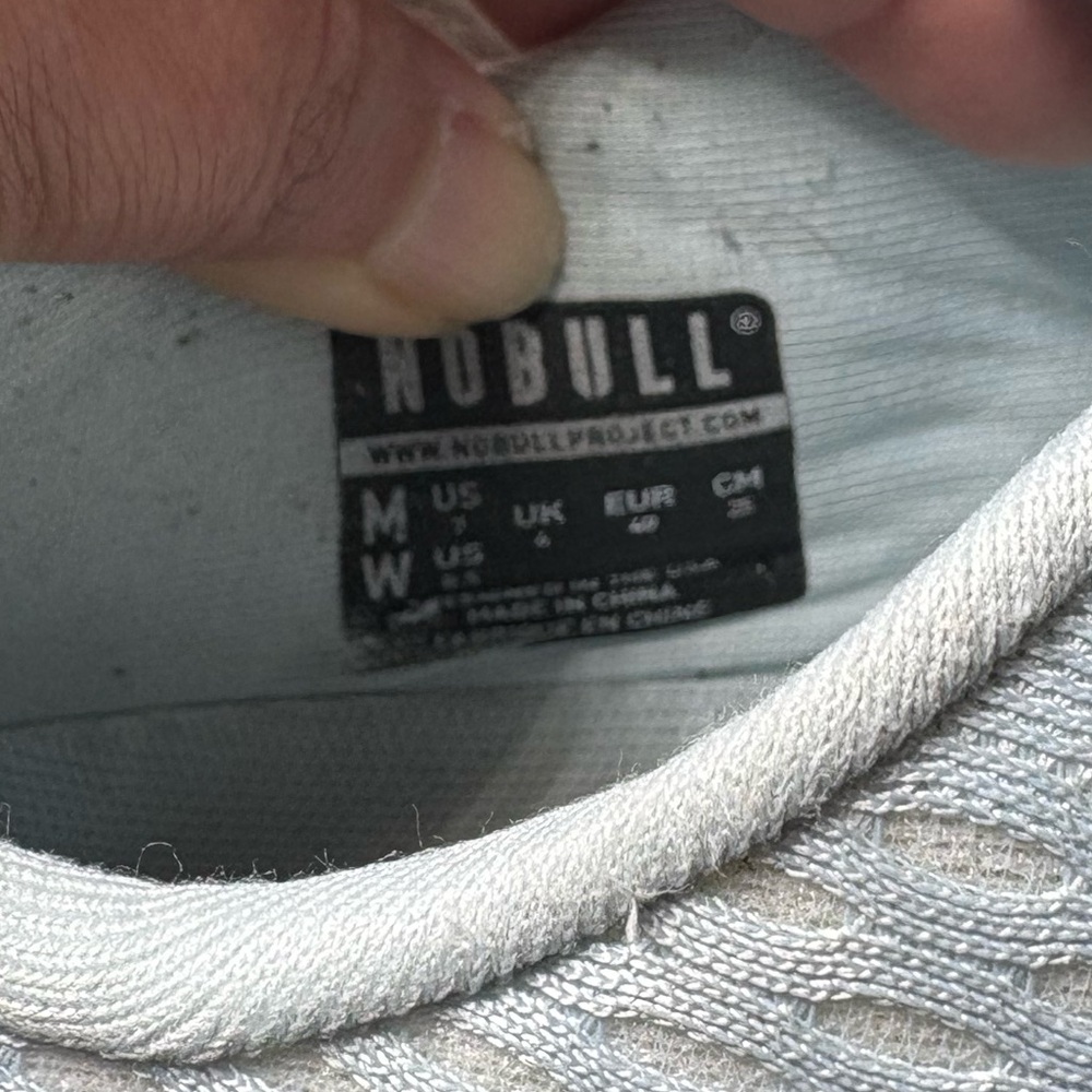 Nobull Journey Running Training Gym Sneakers Womens Pastel Blue Sky Comfy Sz 8.5 - Picture 11 of 12